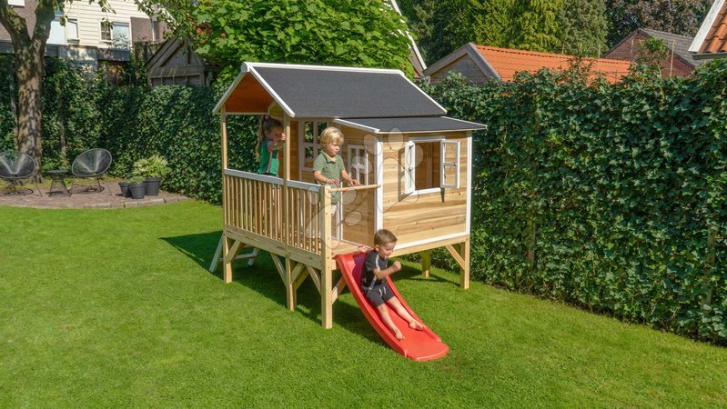 Dřevěné domečky - Domeček cedrový na pilířích Loft 350 Natural Exit Toys - 11