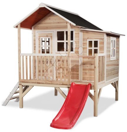 Dřevěné domečky - Domeček cedrový na pilířích Loft 350 Natural Exit Toys - 3