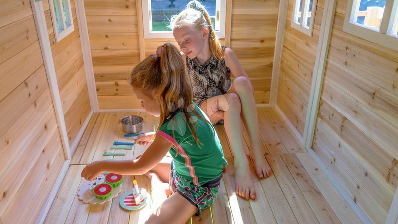 Dřevěné domečky - Domeček cedrový na pilířích Loft 350 Natural Exit Toys - 12