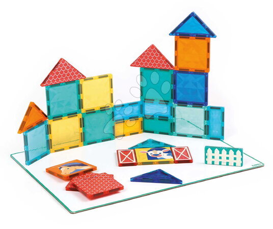 Stavebnice Magnetics - Magnetická stavebnica Magnetic Building Board Ludi