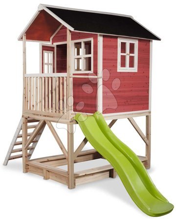 Cabanes en bois - Maisonnette en cèdre sur pilotis Loft 500 Red Exit Toys - 2