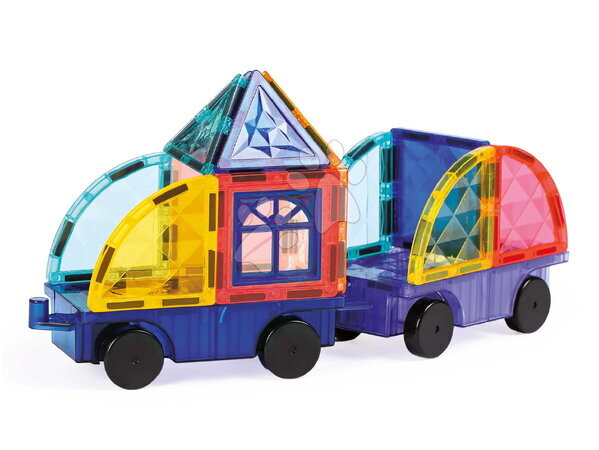 Stavebnice Magnetics - Magnetická stavebnica s autami Magnetic Vehicle Set Ludi_1