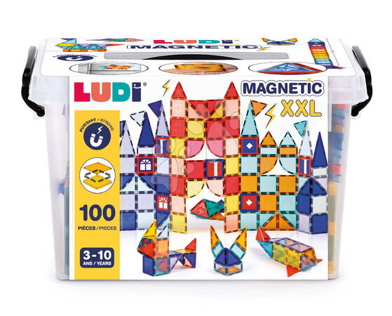 Stavebnice Magnetics - Magnetická stavebnice Magnetic XXL Ludi - 13