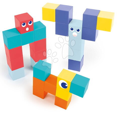 Stavebnice Magnetics - Magnetická stavebnica kocky Magnetic Cubes Ludi