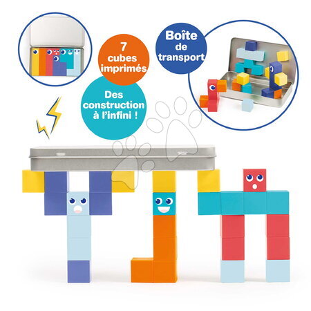 Stavebnice Magnetics - Magnetická stavebnice kostičky Magnetic Cubes Ludi - 2