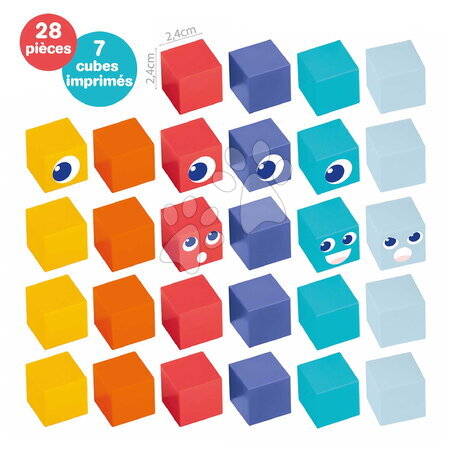 Stavebnice Magnetics - Magnetická stavebnice kostičky Magnetic Cubes Ludi - 3