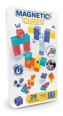 Stavebnice Magnetics - Magnetická stavebnice kostičky Magnetic Cubes Ludi - 4
