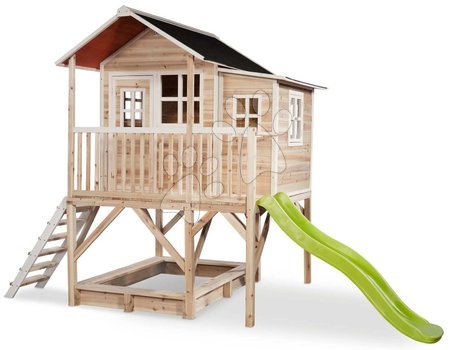 Exit Toys - Căsuță din cedru pe piloni Loft 550 Natural Exit Toys 