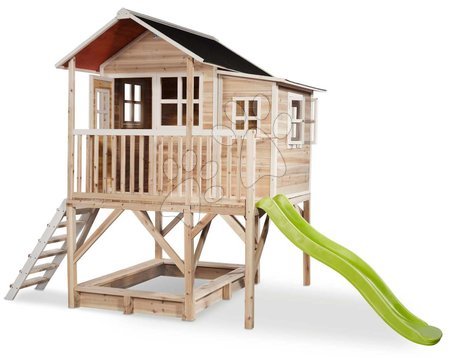 Doprava - nadrozmer - Domeček cedrový na pilířích Loft 550 Natural Exit Toys - 1