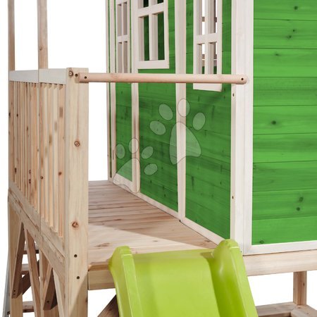 Doprava - nadrozmer - Házikó pilléreken cédrusból Loft 550 Green Exit Toys  - 4