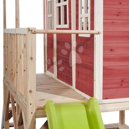 Spielhäuser aus Holz - EXIT Loft 550 Holzspielhaus - rot - 4