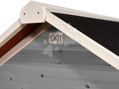 Dřevěné domečky - Domeček cedrový na pilířích Loft 550 Grey Exit Toys - 6