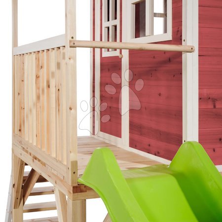 Spielhäuser aus Holz - EXIT Loft 700 Holzspielhaus - rot - 3