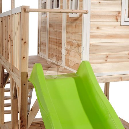Kerti játszóházak fából - Házikó pilléreken cédrusból Loft 750 Natural Exit Toys  - 4