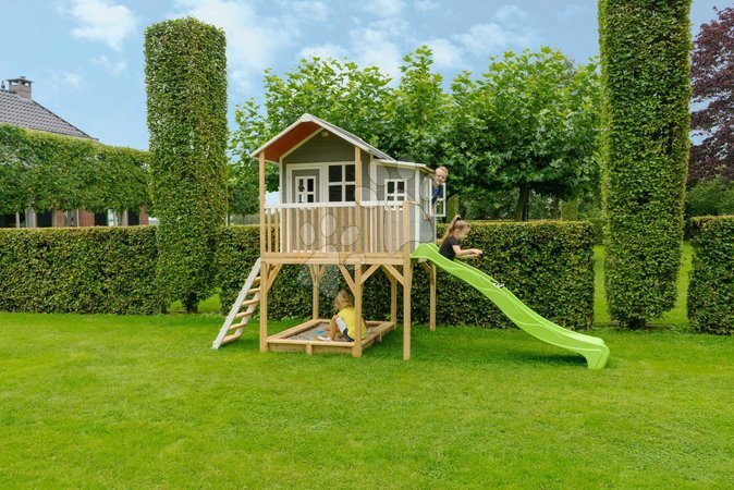 Wooden playhouses - EXIT Loft 750 wooden playhouse - grey - 8