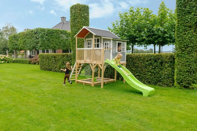 Wooden playhouses - EXIT Loft 750 wooden playhouse - grey - 9