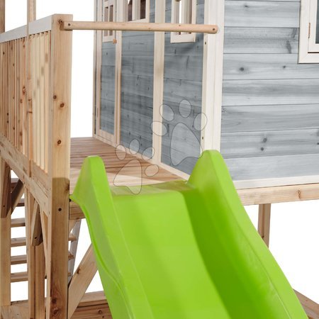 Drewniane domki - Domek drewniany na filarach Loft 750 Blue Exit Toys  - 4