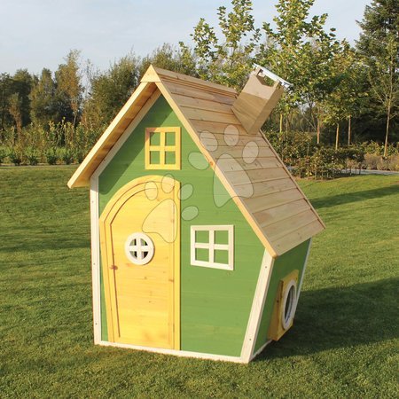 Doprava - nadrozmer - Domeček cedrový Fantasia 100 Green Exit Toys - 2