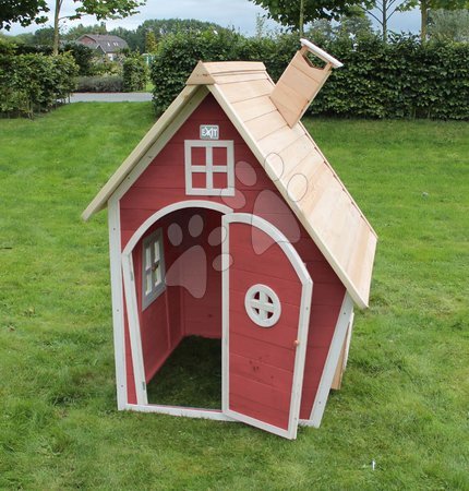 Doprava - nadrozmer - Domeček cedrový Fantasia 100 Red Exit Toys  - 1