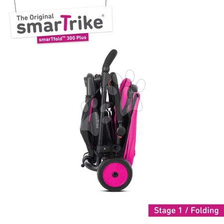 Tříkolky od 10 měsíců - Tříkolka skládací a sklápěcí smarTfold 6v1 smarTrike 300 Plus TouchSteering - 5