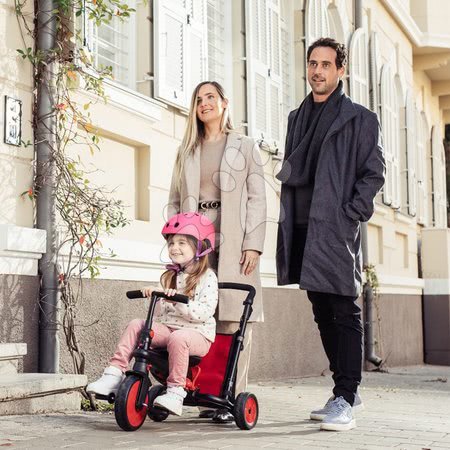 Rowerki trójkołowe od 10 miesiąca - Rowerek trójkołowy składany z regulowanym oparciem smarTfold 6v1 smarTrike - 7