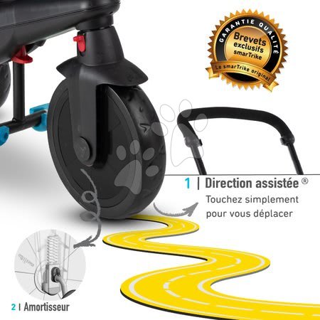 Triciklik 10 hónapos kortól - Tricikli összecsukható smarTfold 400S Blue 6in1 smarTrike - 7