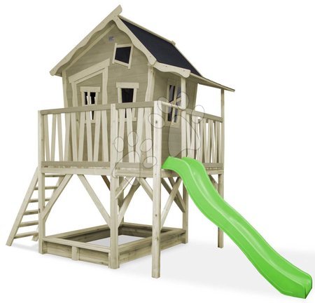 Dřevěné domečky - Domeček cedrový na pilířích Crooky 500 Exit Toys 