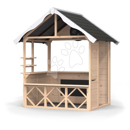Drewniane domki - Domki cyprysowe Hika Drewniany Domek Zabaw Exit Toys - 2