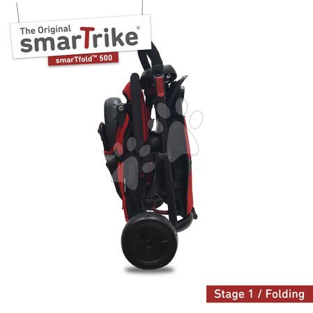 Tricikli od 10. meseca - Tricikel zložljiv smarTfold 7v1 smarTrike - 2