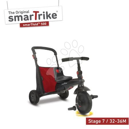 Tricikli od 10. meseca - Tricikel zložljiv smarTfold 7v1 smarTrike - 7
