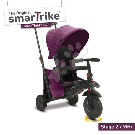 Triciklik 10 hónapos kortól - Tricikli összecsukható smarTfold 7in1 smarTrike 500 Touch Steering  - 1