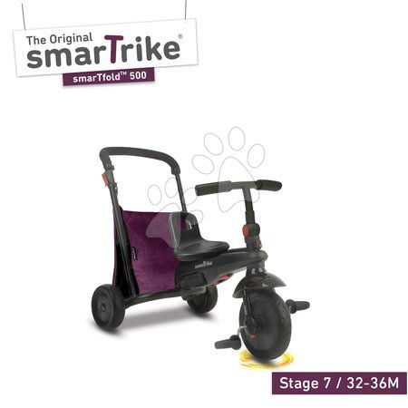 Triciklik 10 hónapos kortól - Tricikli összecsukható smarTfold 7in1 smarTrike 500 Touch Steering  - 8