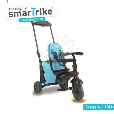 Tříkolky od 10 měsíců - Tříkolka skládací smarTfold 7v1 smarTrike - 4