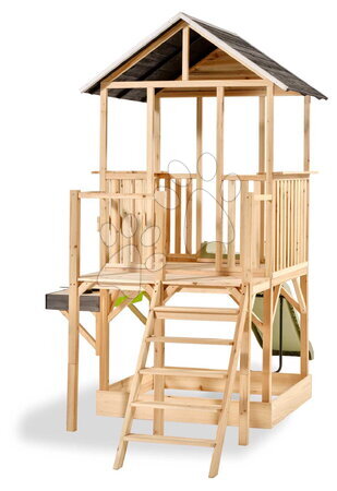 Spielhäuser aus Holz - Panoramatický Spielhaus auf Säulen Panorama 550 Wooden Playhouse Exit Toys_1
