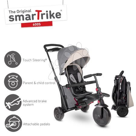 Triciklik 10 hónapos kortól - Tricikli összecsukható smarTfold 600S Melange 7in1 smarTrike - 12