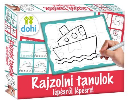 Rajzolás és festés - Készségfejlesztő rajztábla Rajzolj rá és töröld le! Boys Dohány