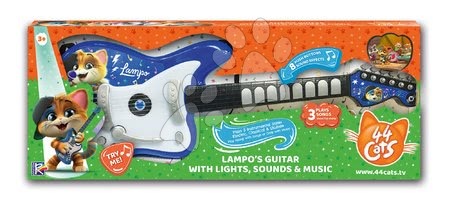 Instrumente muzicale de jucărie - Chitara electrică 44 de pisici Lampo's Guitar Smoby - 1
