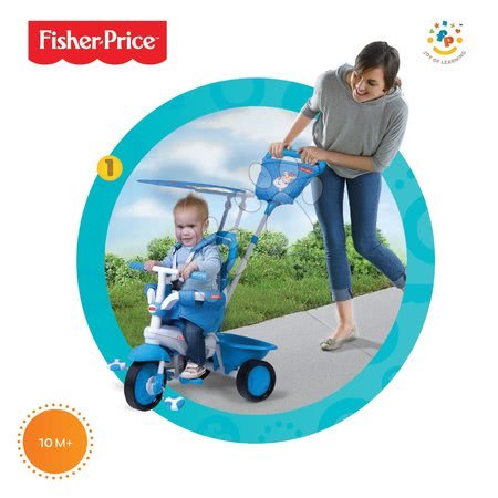 Tricikli za djecu od 10 mjeseci - SMART TRIKE 1460633 Fisher-price trojkolka Elite Blue + 10 mesiacov - 7