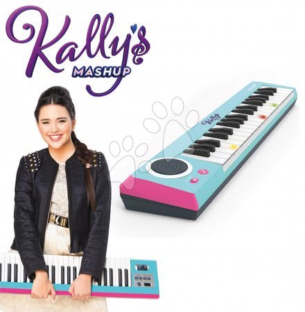 Otroški glasbeni inštrumenti - Električna klaviatura s 37 tipkami Kally's Mashup Nickelodeon Smoby - 1