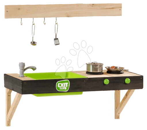 Drevené hračky | Strana 3 - Záhradná kuchynka Yummy 50 Wooden Mud Kitchen Exit Toys