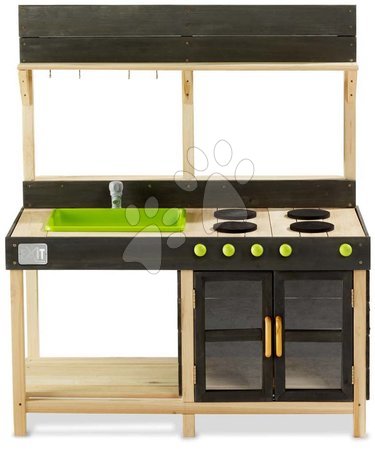 Fa játékkonyhák - Játékkonyha cédrusból csapteleppel Yummy 200 Outdoor Play Kitchen Exit Toys _1