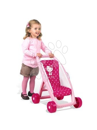 Cărucioare de la 18 luni - Cărucior pentru păpușă de jucărie Hello Kitty Premiere Smoby - 1