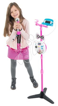 Instrumente muzicale de jucărie - Microfon karaoke cu stativ Magie&Bianca Smoby - 1