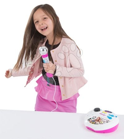 Instrumente muzicale de jucărie - Microfon karaoke cu stativ Magie&Bianca Smoby - 2