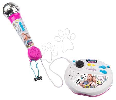 Instrumente muzicale de jucărie - Microfon karaoke cu stativ Magie&Bianca Smoby - 9