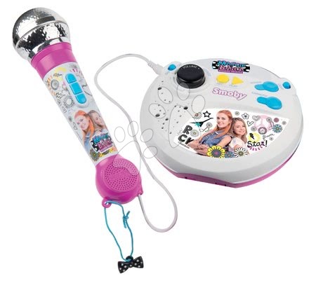 Instrumente muzicale de jucărie - Microfon karaoke cu stativ Magie&Bianca Smoby - 14