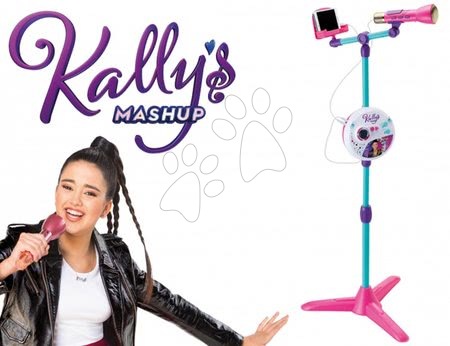 Instrumente muzicale de jucărie - Microfon cu stativ Kally's Mashup Smoby - 5