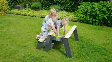Drevené pieskoviská - Pieskovisko cédrové stôl na vodu a piesok Aksent sand&water table Exit Toys _1