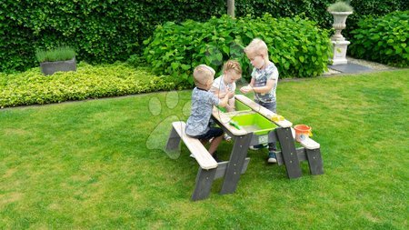 Sandkästen aus Holz - EXIT Aksent Sand,- Wasser- und Picknicktisch (2 Bänke)_1