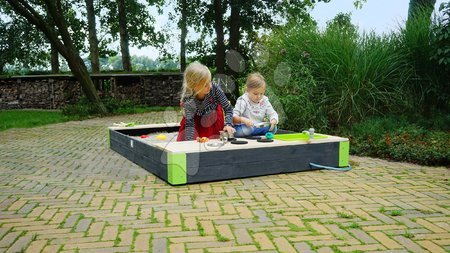 Drevené pieskoviská - Pieskovisko cédrové s kuchynkou s tečúcou vodou Aksent Sandpit Kitchen Exit Toys _1